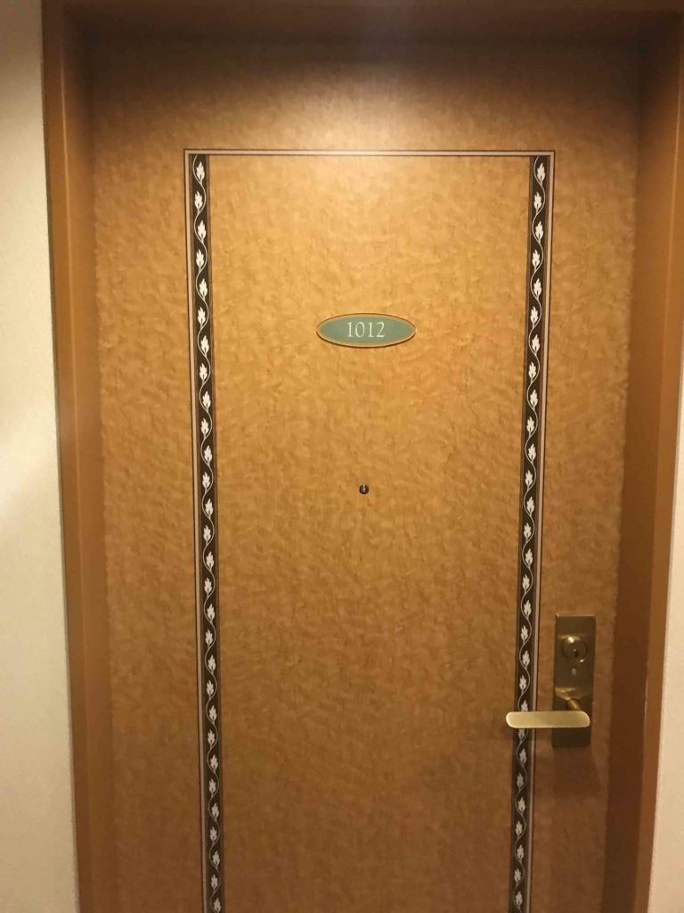 大分リーガルホテル　部屋のドア